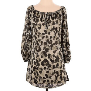 Michael Kors Leopard Print Blouse